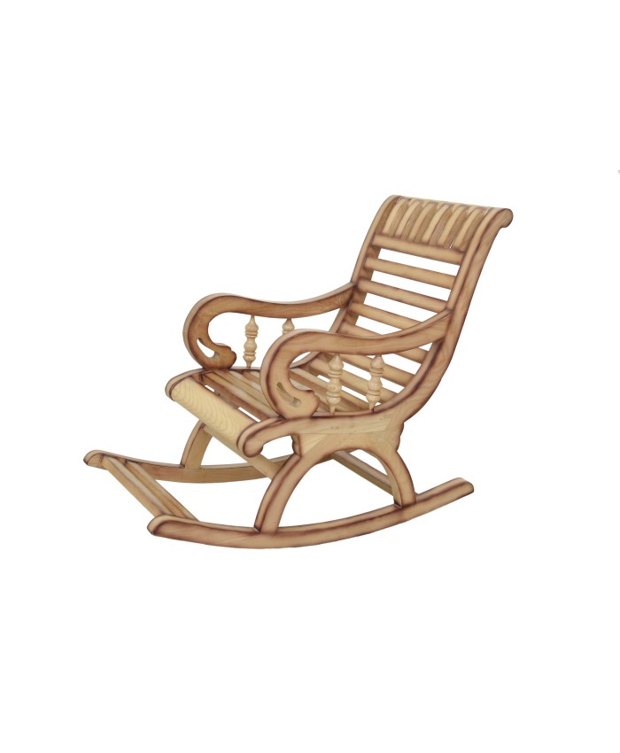 White Ash Natural Comfy Baby Rocking Chair